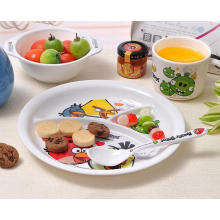 (BC-MK1018) Fashinable Design Reusable Melamine 4PCS Kids Cute Dinner Set